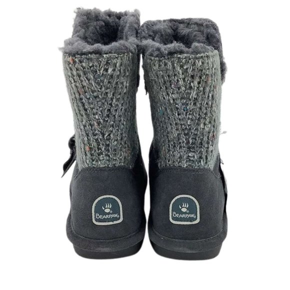 BearPaw | Women's Geneva Boots | Charcoal | Size 8 - Picture 6 of 7